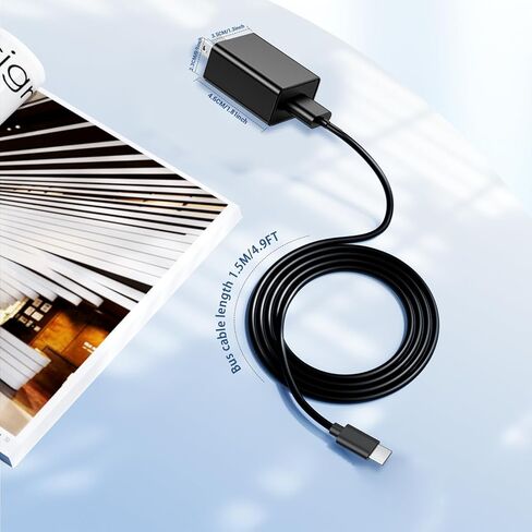 سلك طاقة متوافق مع محول شاحن Thermacell E-Series E55S E55 E55B E55L ‎E90 EL55 القابل لإعادة الشحن in Kuwait