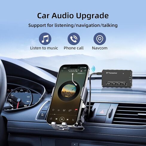 A3Pro جهاز إرسال بلوتوث 5.2 للتلفزيون، المنزل، الاستريو، دعم لتوصيل 2 AirPods/سماعات رأس أخرى، زمن استجابة منخفض ومحول صوت بلوتوث عالي الدقة in Kuwait