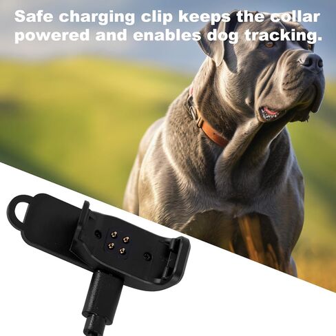 Charging Clip for Alpha TT25 T20 Dog Training Collar, Charger Clip Replacement with Charging Cable (Black) in Kuwait
