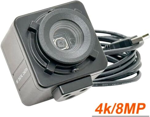 كاميرا ويب صناعية 4K USB أجهزة الكمبيوتر المحمولة فيديو 8MP ضبط تلقائي للصورة كاميرا بـ USB IMX179 مستشعر OTG UVC التوصيل والتشغيل in Kuwait