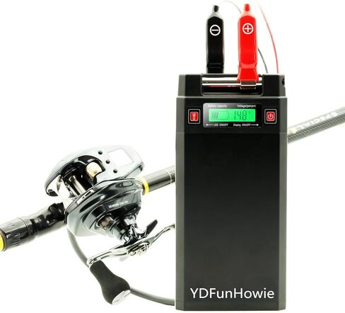 Electric Reel Battery. 14.8V 20Ah Large Capacity. Built-in chip. High Safety Performance. It is Your Best Companion to Start Fishing. Compatible with Daiwa&Shimano Electric reels. (Silver) in Saudi Arabia