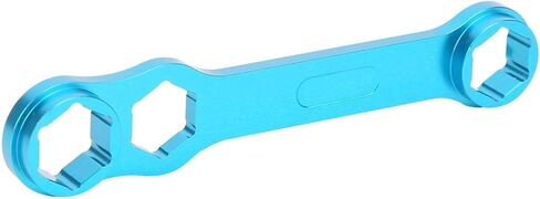 flexman DIY Fishing Reel Wrench Tool, Aluminium Alloy Spanner Repairing Maintenance Tool for Disassembly of 10.0/10.2/11mm Three Size Crank Nuts in Kuwait