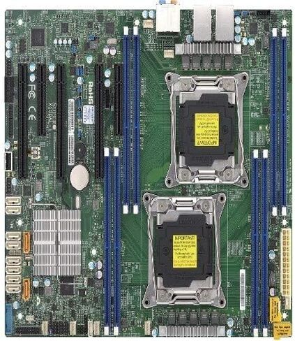 اللوحة الأم Supermicro X10DAL-I-B Dual LGA2011 Intel C612 DDR4 SATA3&USB3.0 A&2GbE ATX Server (MBD-X10DAL-I-B) in Kuwait