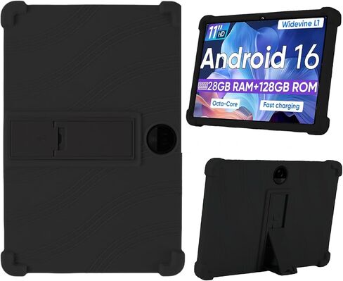 حافظة سيليكون لجهاز WXUNJA PTB 2025 Android 16 Tablet، 11 بوصة/COLORROOM 2026 Android 16 Tablet 11 بوصة /TUOHAITIME C5 11 بوصة/JIKOCXN C5 غطاء صديق قابل للتعديل in Kuwait