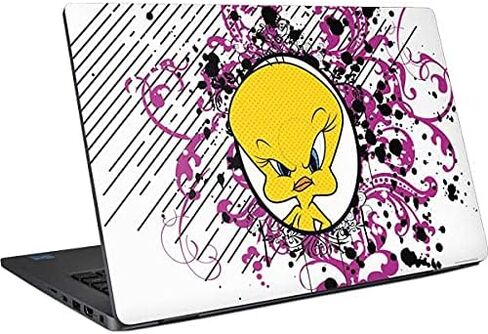 ملصق Skinit للكمبيوتر المحمول متوافق مع Dell Latitude 7420 - مرخص رسميًا من Warner Bros Tweety Bird مع تصميم Attitude in Kuwait