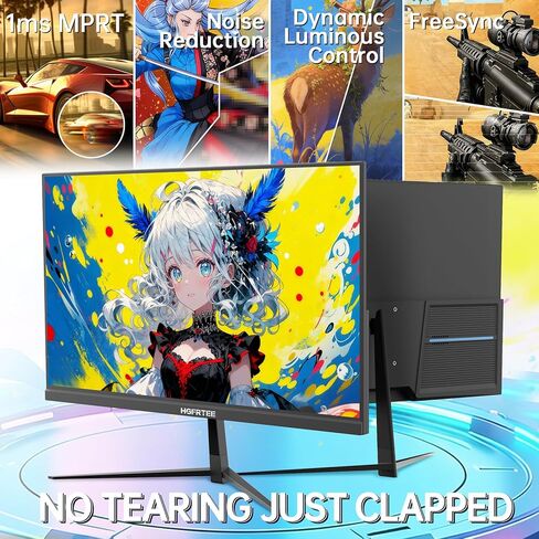 27 Inch 4K UHD Computer Monitor, IPS Ultra HD 60Hz 3840×2160 PC Monitor with HDR10, 100% sRGB, AMD FreeSync, HDMI 2.0 & DP1.4, VESA100*100mm, 178° Wide Viewing Angle in Saudi Arabia