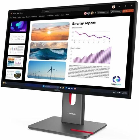 شاشة Lenovo ThinkVision P24Q-40 مقاس 24 بوصة WQHD LED - 16:9 - أسود رافين - 23.8 بوصة قابلة للعرض - تقنية التبديل داخل الطائرة (IPS) - إضاءة خلفية WLED - 2560 × 1440-16.7 مليون لون - 300 Nit - 4 مللي ثانية in Kuwait