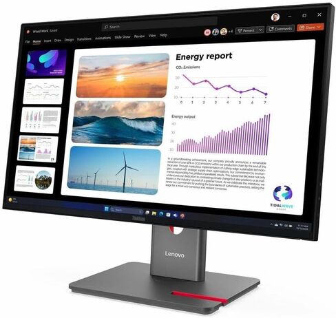 شاشة Lenovo ThinkVision P24Q-40 مقاس 24 بوصة WQHD LED - 16:9 - أسود رافين - 23.8 بوصة قابلة للعرض - تقنية التبديل داخل الطائرة (IPS) - إضاءة خلفية WLED - 2560 × 1440-16.7 مليون لون - 300 Nit - 4 مللي ثانية in Kuwait