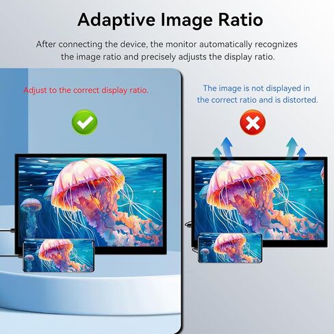 شاشة لمس محمولة 16 بوصة 1920X1200P IPS تعمل باللمس مع منفذ USB C HDMI، 350cd/m²، شاشات خارجية لأجهزة الكمبيوتر المحمول والهواتف وأجهزة الكمبيوتر PS4/5 in Kuwait