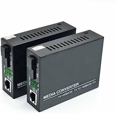 محول وسائط إيثرنت مزدوج SC من الألياف الضوئية بسرعة إلى RJ45، متعدد الأوضاع 10/100M 2KM in Kuwait