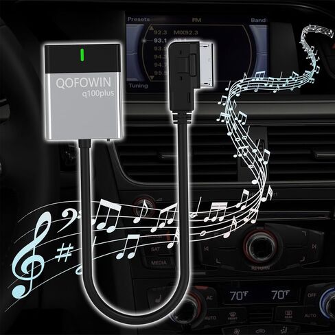 Audi Bluetooth car Music High-Definition Adapter,Wireless Audio Music Adapter,Compatible with Audi 3G AMI, 2G AMI Interfaces,Mercedes Media,Mercedes Music,and Volkswagen Music Interface in Kuwait