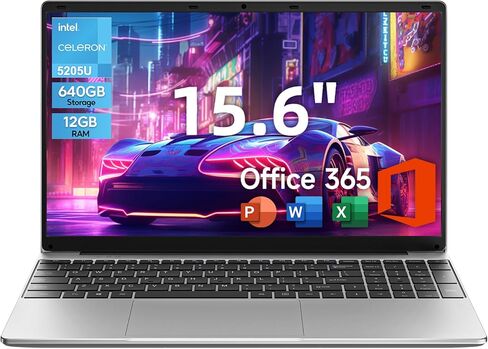 كمبيوتر محمول Jumper مقاس 15.6 بوصة يعمل بنظام Windows 11، ومعالج 5205U، وذاكرة وصول عشوائي سعتها 12 جيجابايت وتخزين 640 جيجابايت، ومكتب 365 لمدة عام واحد، وHDMI، وواي فاي 5، ومنفذ USB 3.0 من النوع C، وكمبيوتر محمول بشاشة عالية الدقة بالكامل مع لوحة مفاتي in Kuwait