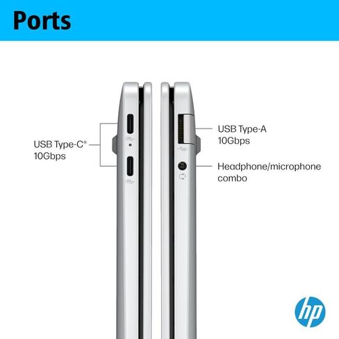 HP OmniBook 5 16" 2K Touchscreen Copilot+ AI Laptop, Snapdragon X Plus X1P-42-100, 32GB LPDDR5X RAM, 1TB SSD, 45 Tops NPU, Backlit KB, Includes Office 2021, Wi-Fi 6E, Win 11 Pro in Kuwait