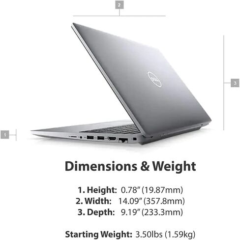 Dell Business Laptop Latitude 5520, 15.6-inch FHD Display, Intel Core i5-1135G7, 16GB RAM, 1TB PCIe SSD, Webcam, HDMI, Backlit Keyboard, Wi-Fi 6, Thunderbolt 4, Win 11 Pro (Renewed) in Kuwait