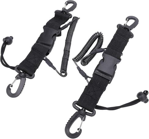 GLOGLOW Scuba Diving Lanyard, TPU Nylon with Arrow Storage Case Buckle, Retractable Coiled Design for Underwater Cameras and Dive Lights in Kuwait