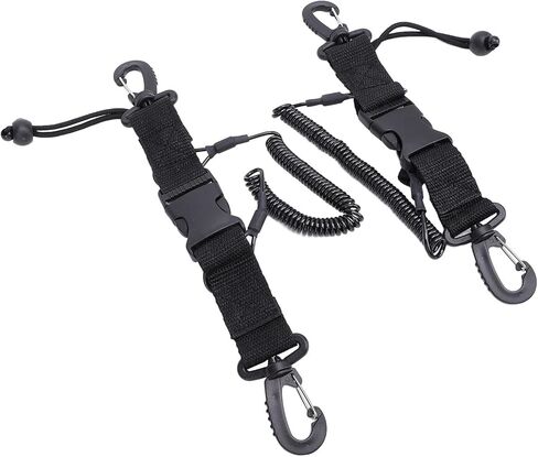 GLOGLOW Scuba Diving Lanyard, TPU Nylon with Arrow Storage Case Buckle, Retractable Coiled Design for Underwater Cameras and Dive Lights in Kuwait