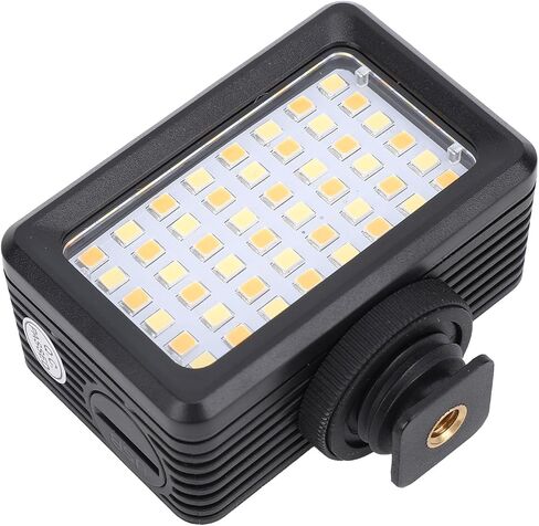 أضواء تحت الماء، 130 قدمًا 48 قطعة LED ضوء غوص سكوبا مع واجهة حذاء بارد، محول 1/4 بوصة لكاميرا الحركة والتصوير الفوتوغرافي تحت الماء in Kuwait