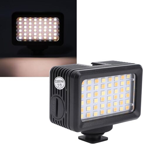 أضواء تحت الماء، 130 قدمًا 48 قطعة LED ضوء غوص سكوبا مع واجهة حذاء بارد، محول 1/4 بوصة لكاميرا الحركة والتصوير الفوتوغرافي تحت الماء in Kuwait