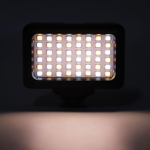 أضواء تحت الماء، 130 قدمًا 48 قطعة LED ضوء غوص سكوبا مع واجهة حذاء بارد، محول 1/4 بوصة لكاميرا الحركة والتصوير الفوتوغرافي تحت الماء in Kuwait