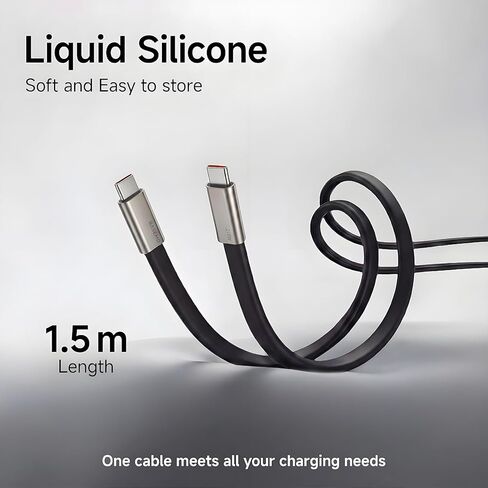 Invisible Holder Charger Cable with Stand,2 in 1 Sideways Invisible Holder Charger Cable,240W Foldable Phone Stand Cord for Smartphones & Tablets (Black) in Saudi Arabia