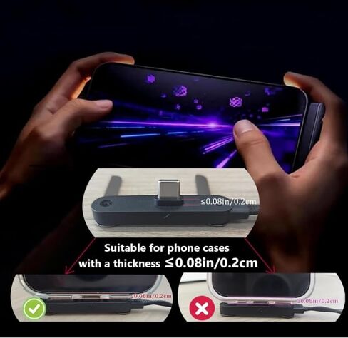 Invisible Holder Charger Cable with Stand,2 in 1 Sideways Invisible Holder Charger Cable,240W Foldable Phone Stand Cord for Smartphones & Tablets (Black) in Saudi Arabia