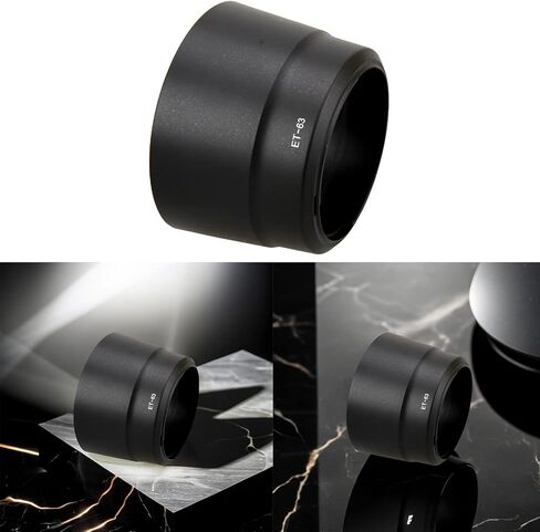 ET63 ذو وجهين - غطاء عدسة الكاميرا لـ EF-S 55-250mm F/4-5.6 عبارة عن درع غطاء عدسة Clear-Images - 750D 760D EF-S 55-250mm F4-5.6 عبارة عن عدسة in Kuwait