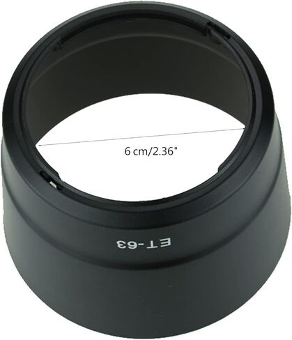 ET63 ذو وجهين - غطاء عدسة الكاميرا لـ EF-S 55-250mm F/4-5.6 عبارة عن درع غطاء عدسة Clear-Images - 750D 760D EF-S 55-250mm F4-5.6 عبارة عن عدسة in Kuwait