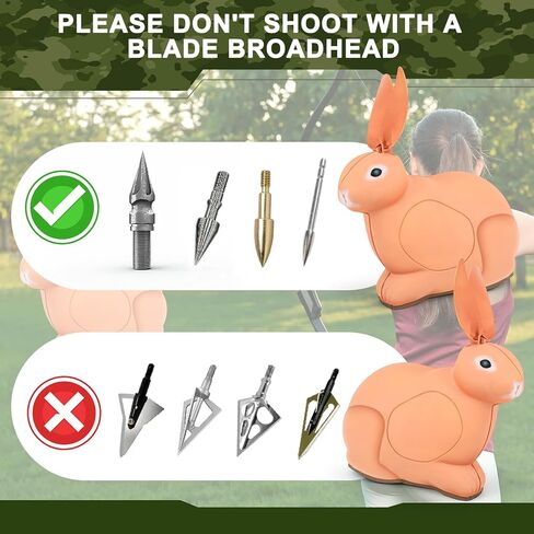 Seenelling 3D Archery Targets Rabbit 3D Animal Model Target Frame Solid Simulation Foam 3D Bow Targets for Outdoor Hunting Targeting Practice in Kuwait