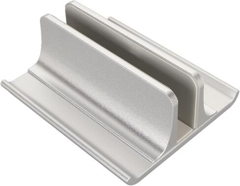 Aluminum Alloy Vertical Laptop Stand, 3 in 1 Design with Size, Space Saving Stand for Max 17.3 Inch Laptop, in Kuwait