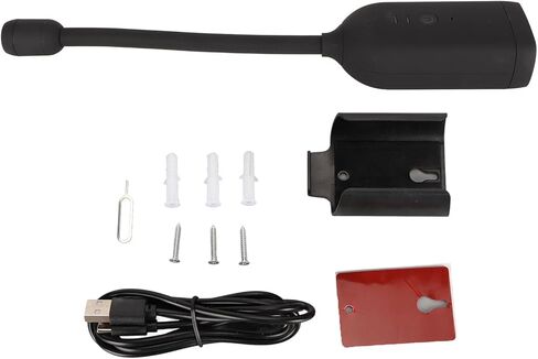 كاميرا Tangxi Mini Security، 1080P 360 درجة كاميرا داخلية خارجية بدون أسلاك مع رقبة معقوفة مرنة، كاميرا أمان منزلية Wi Fi بقدرة 2000 مللي أمبير في الساعة، اتصال داخلي ثنائي الاتجاه، تخزين سحابي in Kuwait