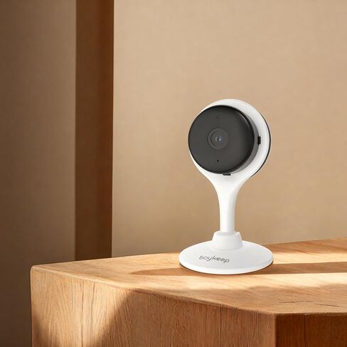 Boykeep Indoor Camera, 8MP 2K Resolution, Auto Noise Reduction, Two-Way Audio, Motion & Sound Detection, Local Storage, BLE Setup,Camera for Baby/Elder/Dog/Pet with Phone app in Kuwait
