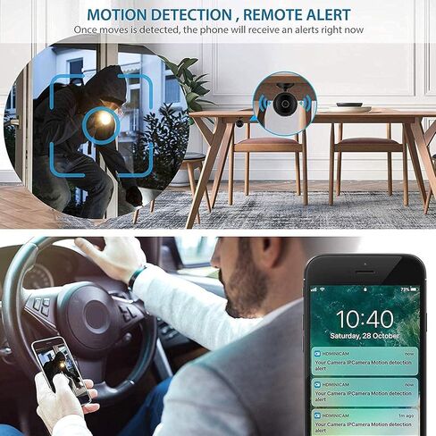 2021 New Mini Camera 1080P Hidden Camera， Video Live Feed WiFi Wireless Cameras，with Night Vision Motion Detection1 in Kuwait