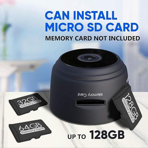2021 New Mini Camera 1080P Hidden Camera， Video Live Feed WiFi Wireless Cameras，with Night Vision Motion Detection1 in Kuwait