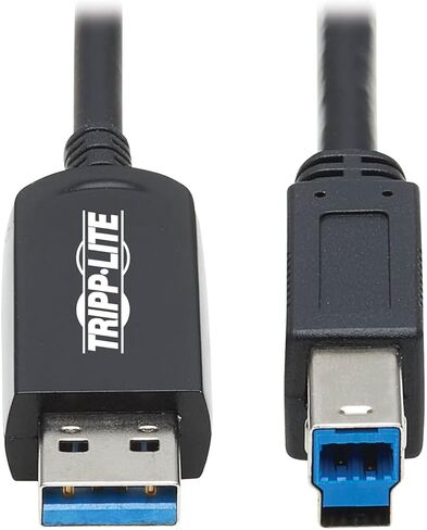 Tripp Lite USB-A to USB-B Fiber Active Optical Cable AOC USB 3.2 Gen 1 30M (U328F-30M) in Kuwait