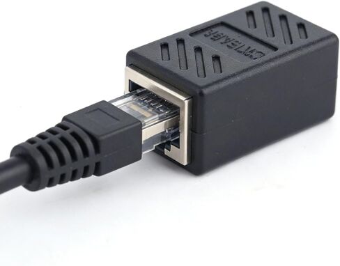 7 قطع من مقسمات إيثرنت، 4 مستطيلات و3 على شكل حرف T 1 إلى 2 موصل إيثرنت RJ45 وصلة RJ45 محولات إنترنت LAN متوافقة مع كابل شبكة Cat 5/5e/6/7/8 لأجهزة التلفزيون وأجهزة الكمبيوتر وجهاز التوجيه والمحور in Kuwait