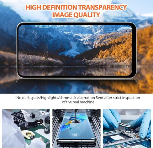 OLED Screen Replacement for Samsung Galaxy S25 FE SM-S731B,SM-S731B/DS with Frame, Fix Shattered Display, High Brightness Touch Screen Assembly Kit in Kuwait