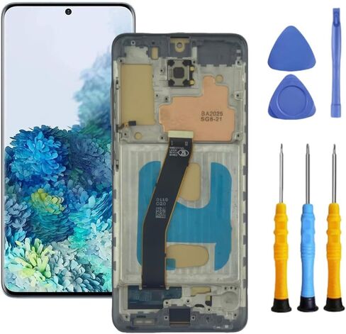 لاستبدال شاشة Samsung Galaxy S20 لمجموعة استبدال شاشة Samsung S20 SM-G981u G981a G981w لشاشة Samsung S20 LCD محول الأرقام شاشة تعمل باللمس in Kuwait