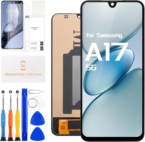 INCELL for Samsung Galaxy A17 Screen Replacement for Samsung A17 5G / A17 4G LCD Display SM-A175F SM-A176B SM-A176B/DS 6.7" Digitizer Touchscreen Assembly with Tools Kits in Kuwait