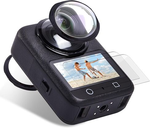 JZW-Shop Glass Lens Guard Compatible with DJI OSMO 360 Camera, with 2 Pack Screen Protectors, 9H, Scratch Protection, Anti-Fingerprints, Bubble-Free, HD Clear in Kuwait