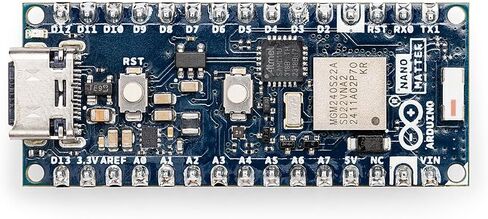 Arduino Nano Matter مع رؤوس [ABX00137] - لوحة تطوير إنترنت الأشياء المدمجة مع بروتوكول المادة، واي فاي ودعم الخيوط، مثالية للمنزل الذكي والتطبيقات المدمجة in Kuwait