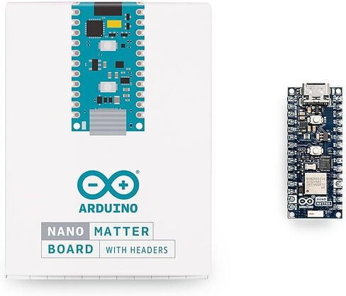Arduino Nano Matter مع رؤوس [ABX00137] - لوحة تطوير إنترنت الأشياء المدمجة مع بروتوكول المادة، واي فاي ودعم الخيوط، مثالية للمنزل الذكي والتطبيقات المدمجة in Kuwait