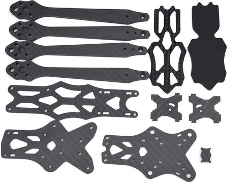 YoungRC 7inch FPV Racing Drone frame kit 295mm RC Carbon Fiber Quadcopter Frame Kit with 5.5mm Arms For APEX FPV Freestyle RC Drone in Kuwait