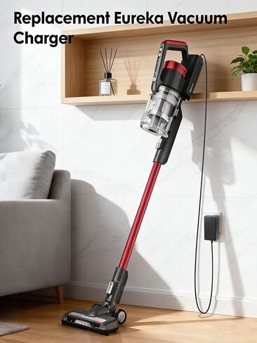 محول طاقة شاحن MC2805A متوافق مع مكنسة كهربائية لاسلكية Eureka Rapid Clean Pro NEC180 NEC182 NEC185 NEC186 & Stylus Series NEC380، سلك إمداد طاقة بديل in Kuwait