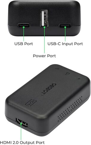 مجموعة تدفق OBSBOT Tiny 3 Lite، كاميرا ويب صوت مكاني 4K تعمل بالذكاء الاصطناعي - كاميرا PTZ مدمجة لتتبع الذكاء الاصطناعي مع مستشعر 1/2 بوصة، ميكروفون ثلاثي، تحكم صوتي، 120 إطارًا في الثانية، HDR، كاميرا ويب للكمبيوتر الشخصي، Mac، الكمبيوتر المحمول، البث in Kuwait