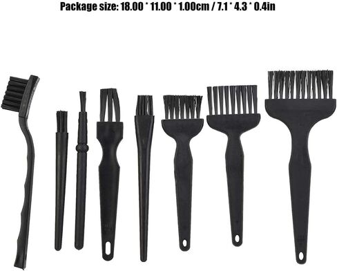 Pomya Cleaning Brush Kit 8PCS | Antistatic Dust Removal Tool for Mainboard Repair in Kuwait