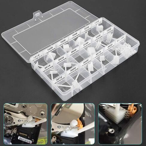 Cryfokt Hard Drive Repair Head Replacement Tool, Magnetic Head Change Kit with Fixed Holes Pins Sockets for 2.5 3.5 Inch SAS SCSI SeagateW D MaxtorSamsung Hard Disk in Kuwait