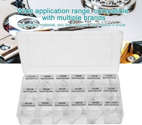 Cryfokt Hard Drive Repair Head Replacement Tool, Magnetic Head Change Kit with Fixed Holes Pins Sockets for 2.5 3.5 Inch SAS SCSI SeagateW D MaxtorSamsung Hard Disk in Kuwait