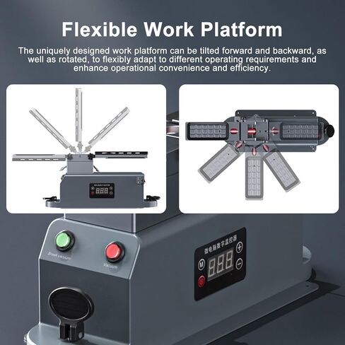 300W Heated Phone Screen Separator, 7-Inch Universal Anti-Slip Platform with Strong Suction Base for Efficient LCD Repair and Reverse Split Technology in Kuwait
