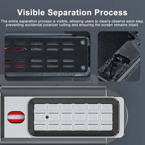 300W Heated Phone Screen Separator, 7-Inch Universal Anti-Slip Platform with Strong Suction Base for Efficient LCD Repair and Reverse Split Technology in Kuwait