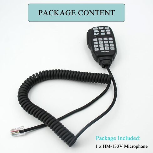 HM-133V HM133V ميكروفون RJ45 8 دبوس ميكروفون محمول متوافق مع ICOM ID-800H ID-880H IC-2200H IC-2300H IC-2720H IC-2800H IC-208H IC-V8000 IC-E208 IC-E880 IC-E2820 راديو in Kuwait
